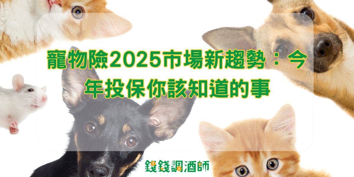 寵物險2025市場新趨勢：今年投保你該知道的事